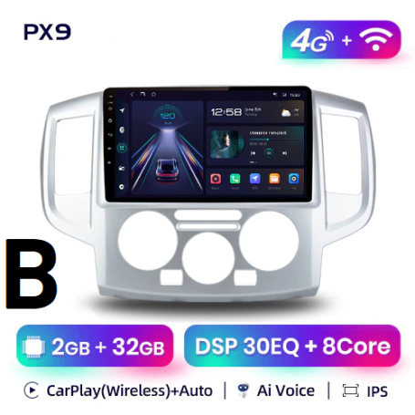 Radio Navegador Android para Nissan NV200 (2007-2020)