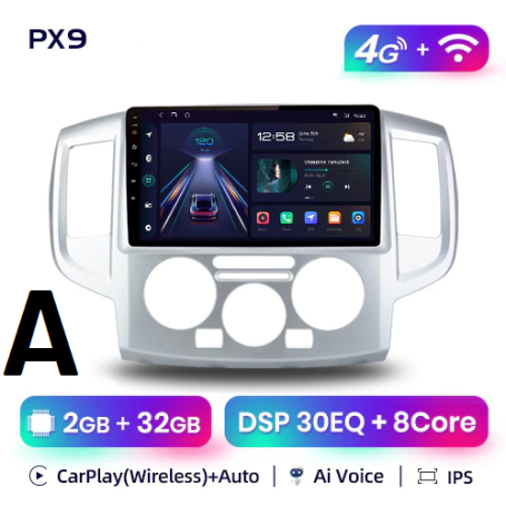 Radio Navegador Android para Nissan NV200 (2007-2020)