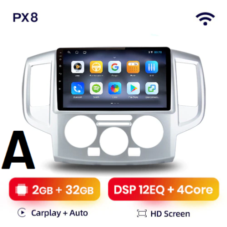 Radio Navegador Android para Nissan NV200 (2007-2020)