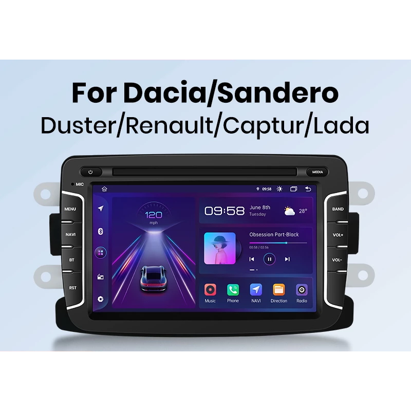 Equipo Multimedia para Renault Dacia, Duster, Sandero, Captur, Xray