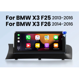 Equipo Multimedia para BMW X3 F25, X4 F26, EVO (2017)