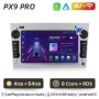 Radio Navegador Android para Opel Astra H J Vectra Antara Zafira Corsa C D Vivaro Meriva Veda