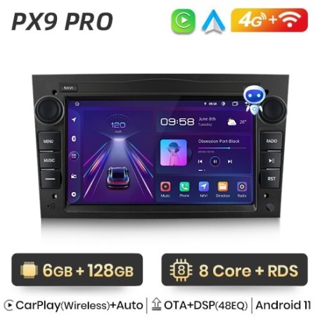 Radio Navegador Android para Opel Astra H J Vectra Antara Zafira Corsa C D Vivaro Meriva Veda