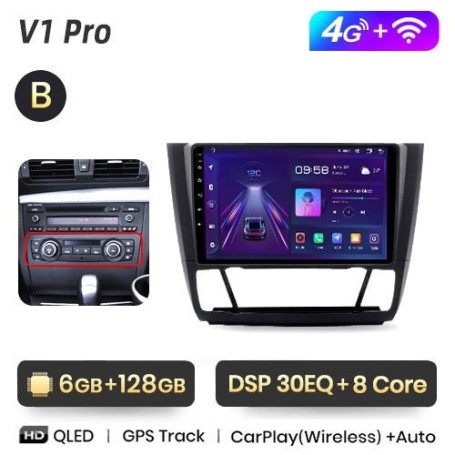 Radio Navegador Android para BMW Serie 1, E87, E81, E82, E88 (2004-2011)