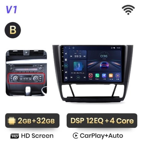 Radio Navegador Android para BMW Serie 1, E87, E81, E82, E88 (2004-2011)