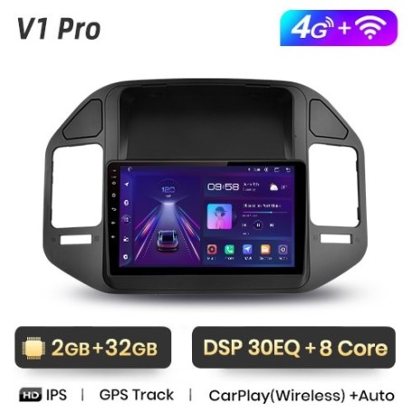 Radio Navegador Android para Mitsubishi Montero V60 V68 V73 (1999-2006)