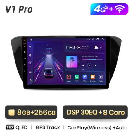 Radio Navegador Android para Skoda Superb 3 (2015-2019)