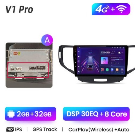 Radio Navegador Android para Honda Accord 8 (2008 - 2012)