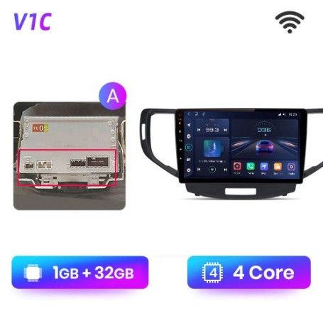 Radio Navegador Android para Honda Accord 8 (2008 - 2012)