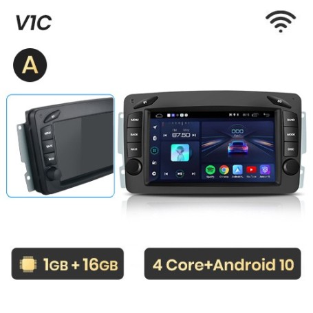 Radio Navegador Android para Mercedes Benz CLK, W209, W203, W463, W208