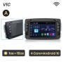 Radio Navegador Android para Mercedes Benz CLK, W209, W203, W463, W208