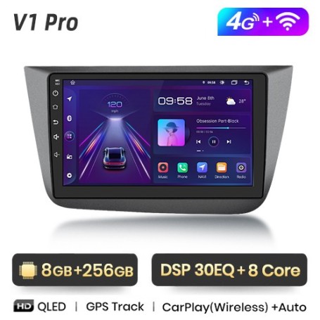 Radio Navegador Android para Seat Altea 2004-2015 Seat Toledo 2004-2009