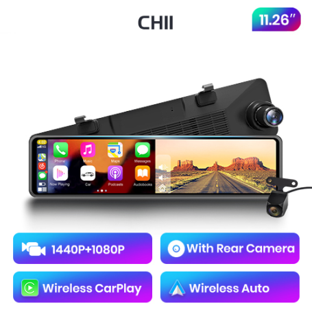 Pantalla con cámara para retrovisor