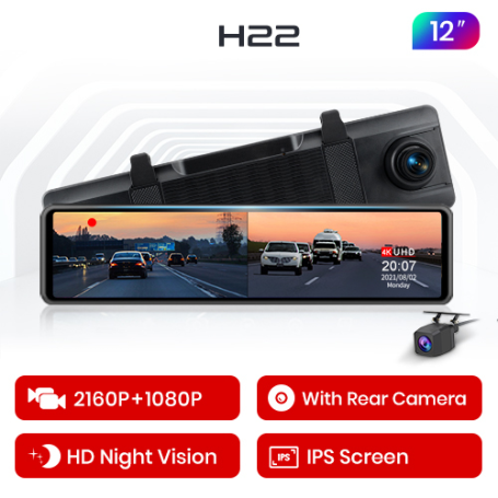 Pantalla con cámara para retrovisor