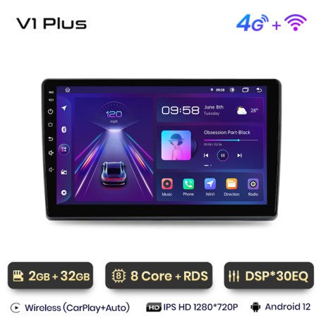 Radio Navegador Android para Fiat Ducato 2007-2015