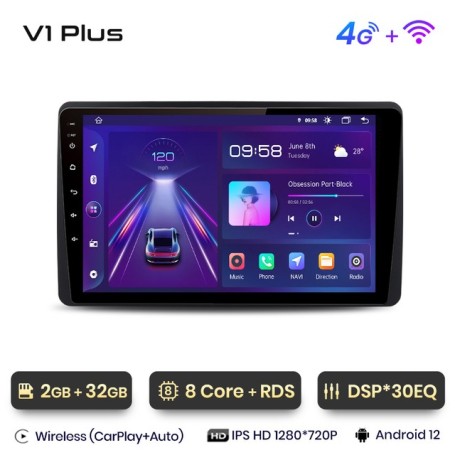 Radio Navegador Android para Renault Duster HM 2 (2020-2021) Arkana (2019-2021)
