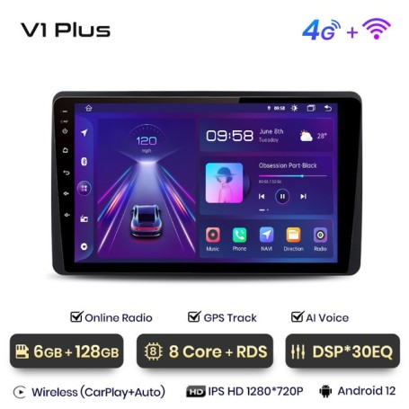 Radio Navegador Android para Renault Duster HM 2 (2020-2021) Arkana (2019-2021)
