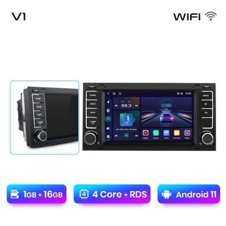 Radio Navegador Android para Volkswagen, Touareg, Multivan, T5, Transporter (2002-2010)