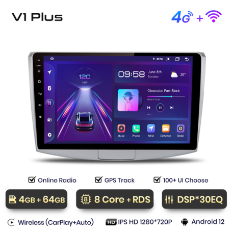 Radio Navegador Android Para VW Passat B7