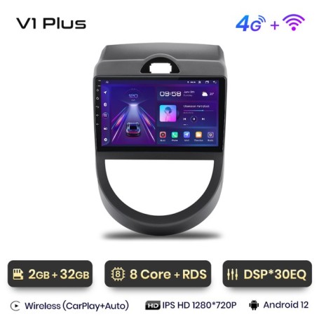 Radio Navegador Android para Kia Soul (2008-2011)