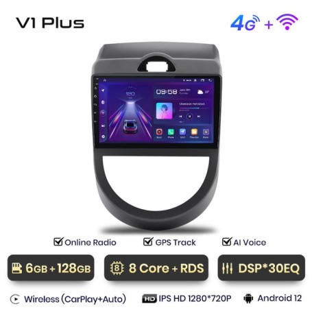 Radio Navegador Android para Kia Soul (2008-2011)