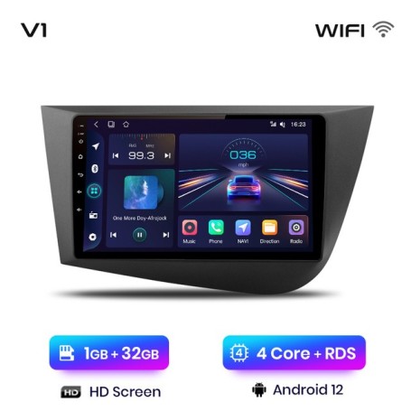 Radio Navegador Android para Seat Leon MK2 (2005-2012)