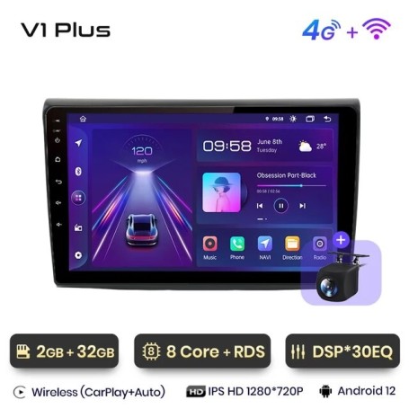 Radio Navegador Android para Fiat Bravo (2007-2012)