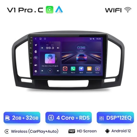 Radio Navegador Android para Opel Insignia (2009-2013)