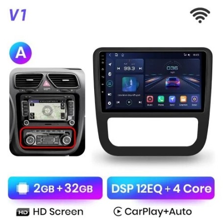 Radio Navegador Android para VW Scirocco (2008-2013)