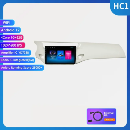 Radio Navegador Android para Citroen C3, DS3 (2010-2016)