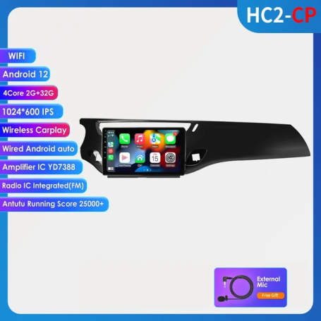 Radio Navegador Android para Citroen C3, DS3 (2010-2016)