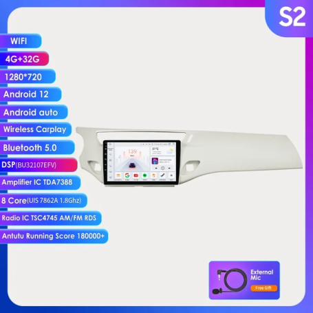 Radio Navegador Android para Citroen C3, DS3 (2010-2016)