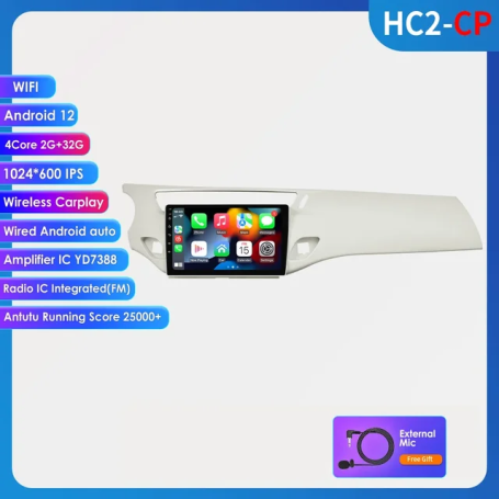 Radio Navegador Android para Citroen C3, DS3 (2010-2016)