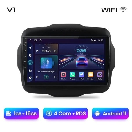 Radio Navegador Android Para Jeep Renegade (2016-2020)