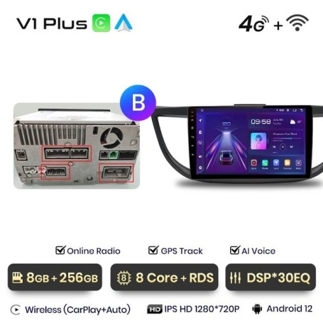 Radio Navegador Android para Honda CRV CR V (2012-2016)