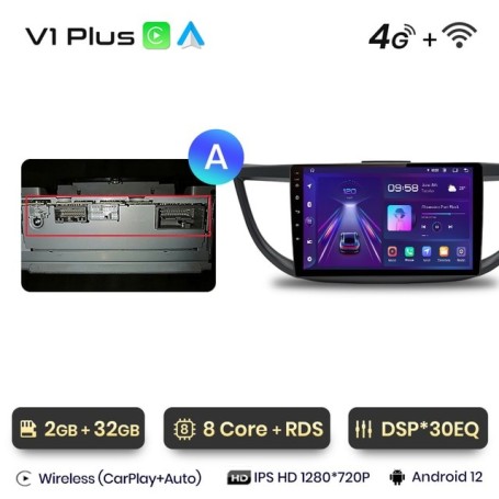 Radio Navegador Android para Honda CRV CR V (2012-2016)
