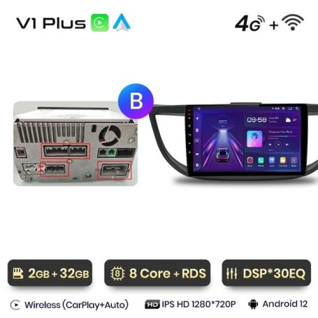 Radio Navegador Android para Honda CRV CR V (2012-2016)