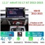 Radio Navegador Android para Audi A6, C7, A7 (12,3 pulgadas)