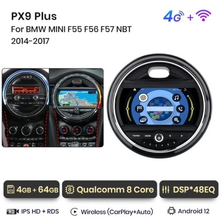 Pantalla Android para MINI F54 F55 F56 F57 F58 NBT EVO (2014-2022)