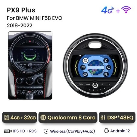 Pantalla Android para MINI F54 F55 F56 F57 F58 NBT EVO (2014-2022)