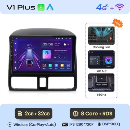 Radio Navegador Android para Honda CR V, CRV 2 (2001 - 2006)