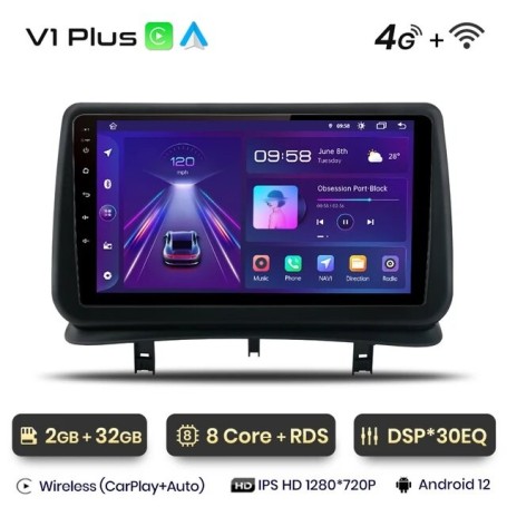 Radio Navegador Android para Renault Clio 3 (2005 - 2014)