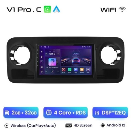Radio Navegador Android para Mercedes Benz Sprinter