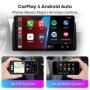 Junsun autorradio V1pro con GPS para coche, reproductor Multimedia con Android, 2 din, voz IA, Carplay, para mercedes benz Sprin