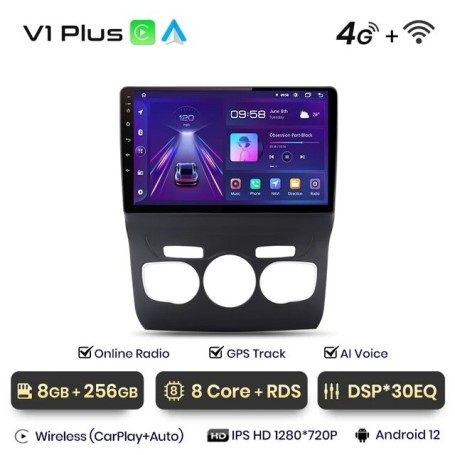 Radio Navegador Android para Citroen C4L (2013 - 2017)