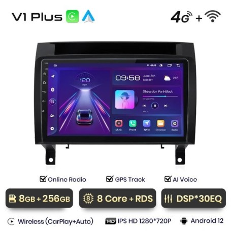 Radio Navegador Android para Mercedes Benz SLK R171 (2004 - 2011)