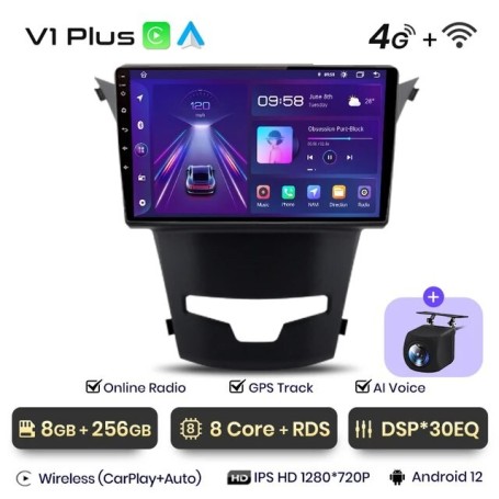 Radio Navegador Android para SsangYong Korando 3 Actyon 2