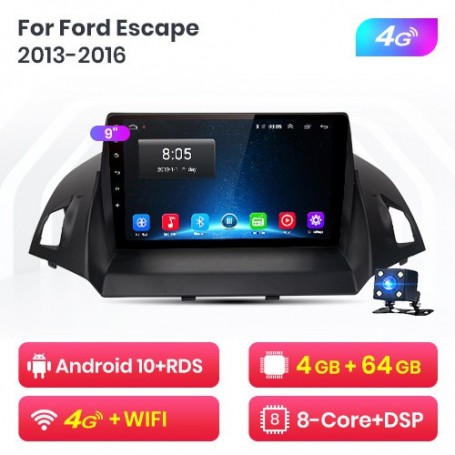 Radio Navegador Android para Ford Kuga (Escape) 2013-2016