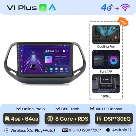 Radio Navegador Android para Jeep Compass (2017 - 2019)