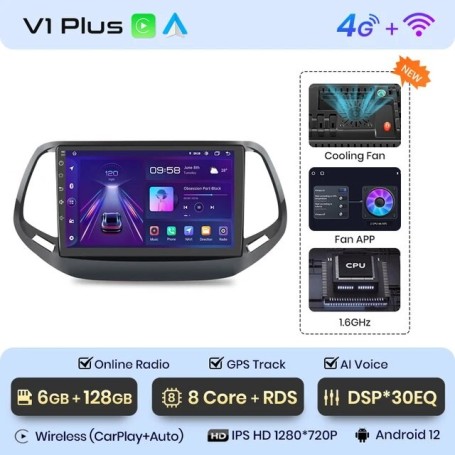 Radio Navegador Android para Jeep Compass (2017 - 2019)